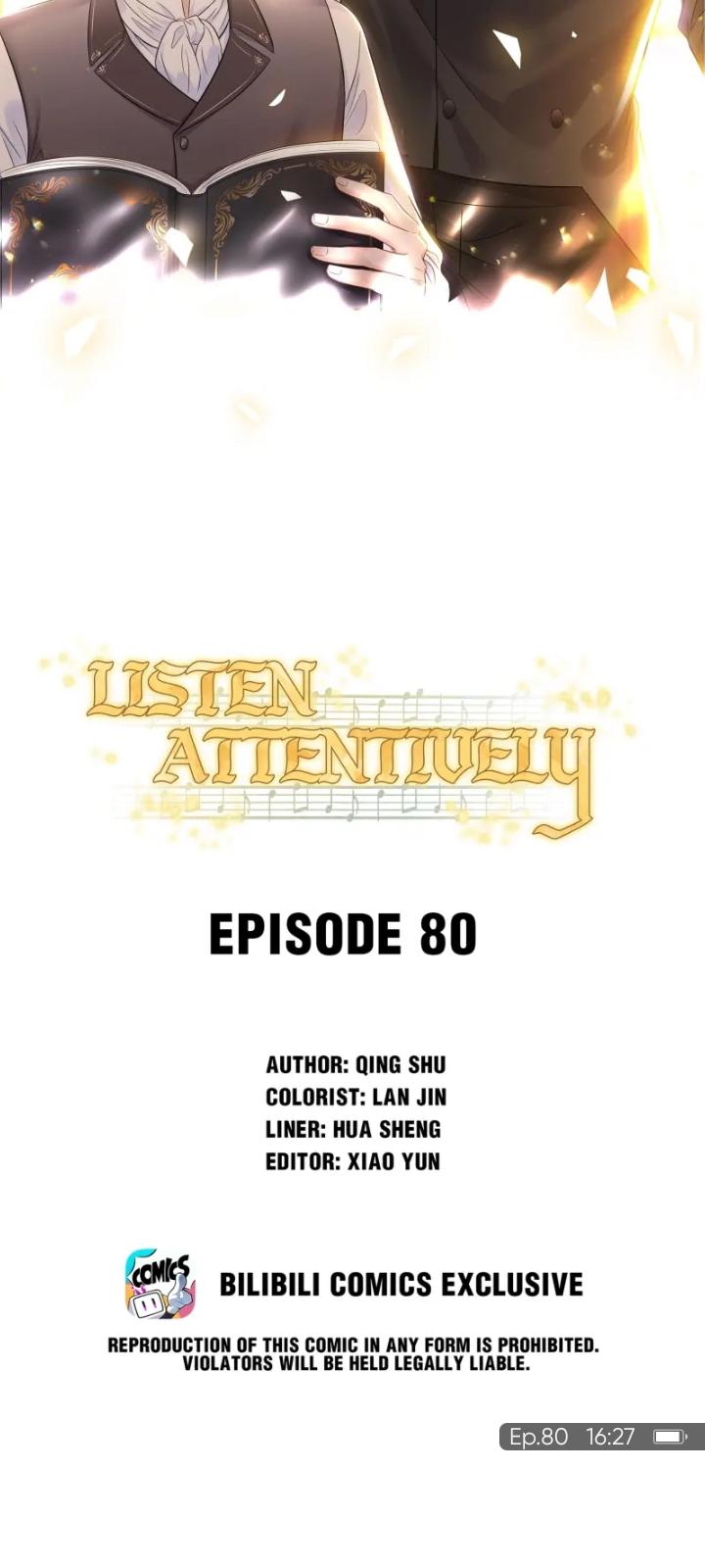 Listen Attentively - Chapter 80