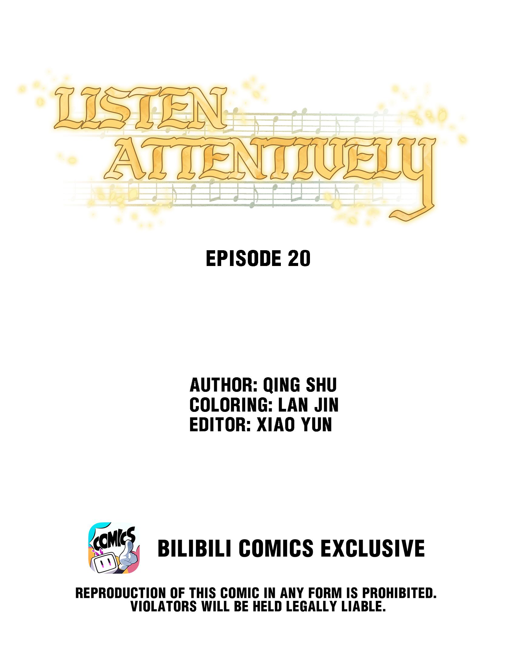 Listen Attentively - Vol.1 Chapter 20: Live At Ease