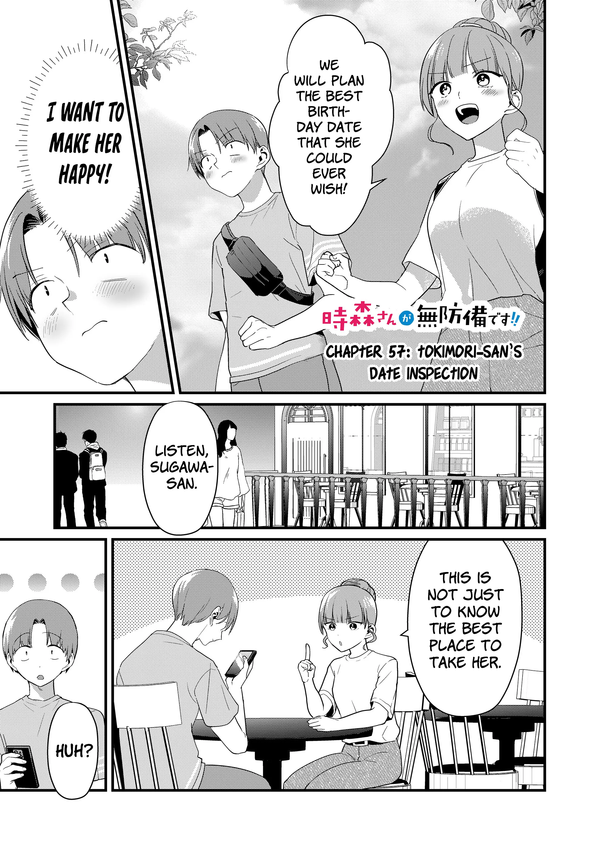 Tokimori-San Ga Muboubi Desu!! - Chapter 57: Tokimori-San's Date Inspection