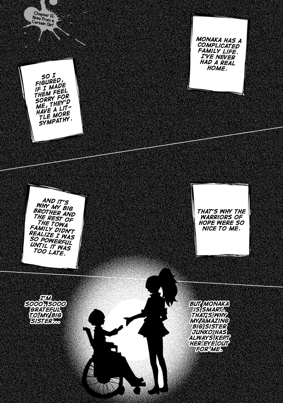 Zettai Zetsubou Shoujo - Danganronpa Another Episode - Genocider Mode - Vol.2 Chapter 11: Note From A Certain Girl