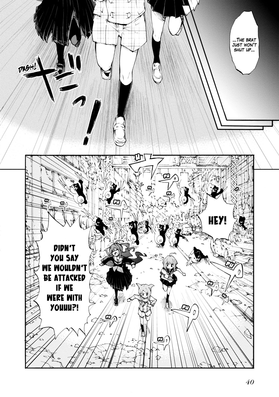 Zettai Zetsubou Shoujo - Danganronpa Another Episode - Genocider Mode - Vol.2 Chapter 7 : Why We Became The Warriors Of Hope