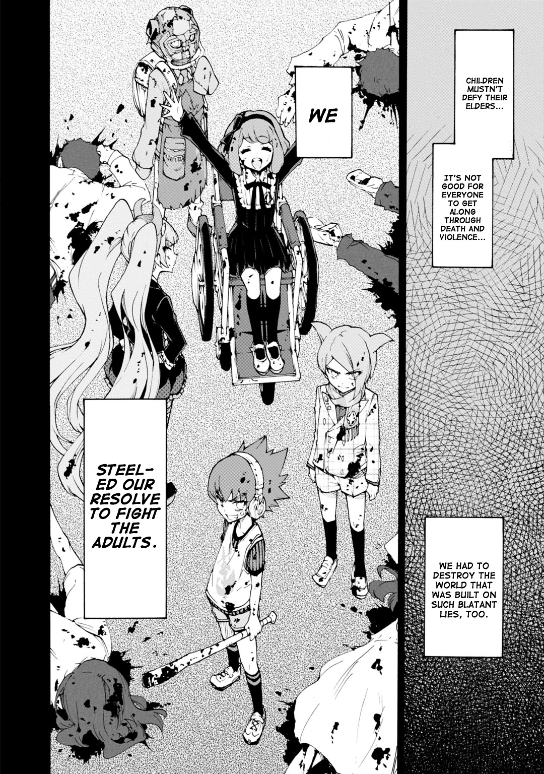 Zettai Zetsubou Shoujo - Danganronpa Another Episode - Genocider Mode - Vol.2 Chapter 7 : Why We Became The Warriors Of Hope