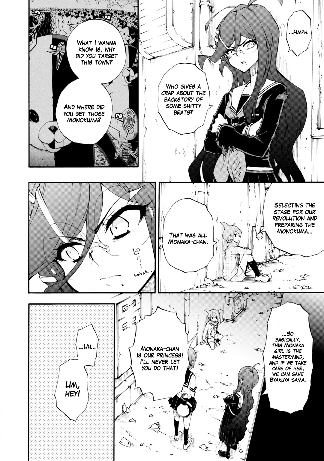 Zettai Zetsubou Shoujo - Danganronpa Another Episode - Genocider Mode - Vol.2 Chapter 7 : Why We Became The Warriors Of Hope