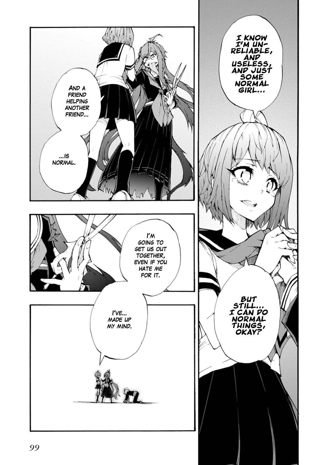 Zettai Zetsubou Shoujo - Danganronpa Another Episode - Genocider Mode - Vol.2 Chapter 9: Town Of Despair And High School Students Of Hope