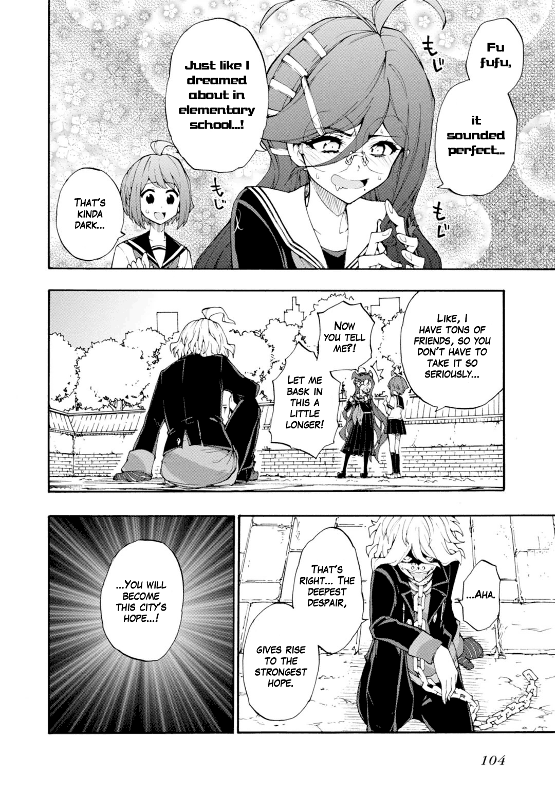 Zettai Zetsubou Shoujo - Danganronpa Another Episode - Genocider Mode - Vol.2 Chapter 9: Town Of Despair And High School Students Of Hope