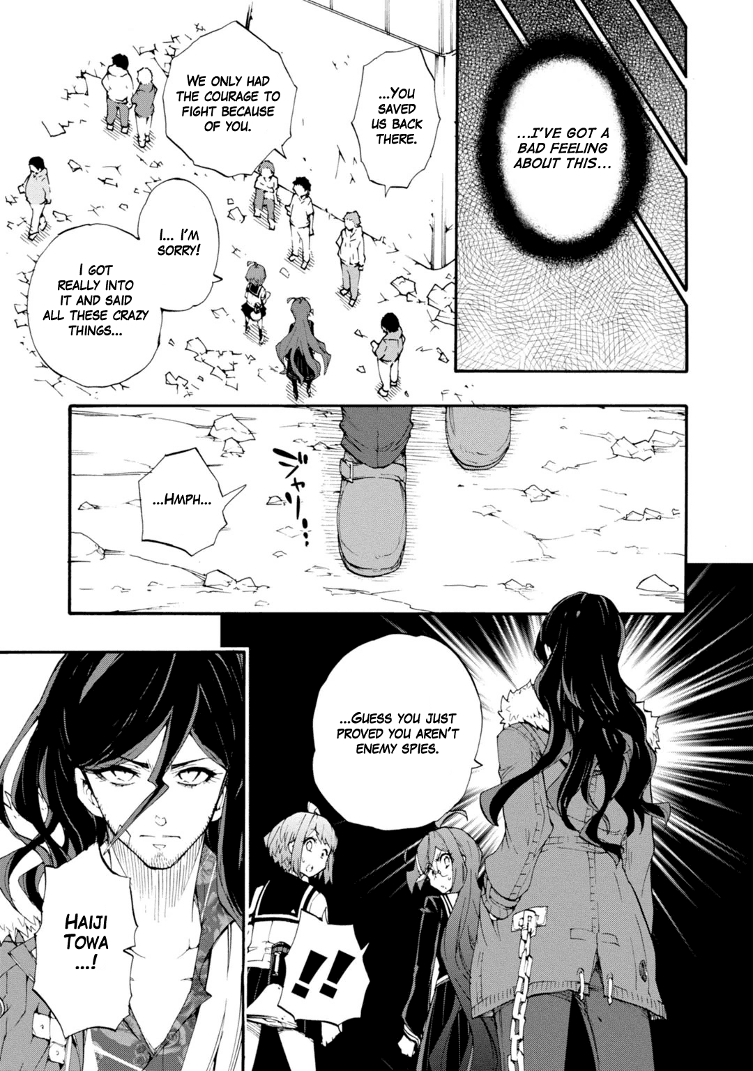 Zettai Zetsubou Shoujo - Danganronpa Another Episode - Genocider Mode - Vol.2 Chapter 9: Town Of Despair And High School Students Of Hope