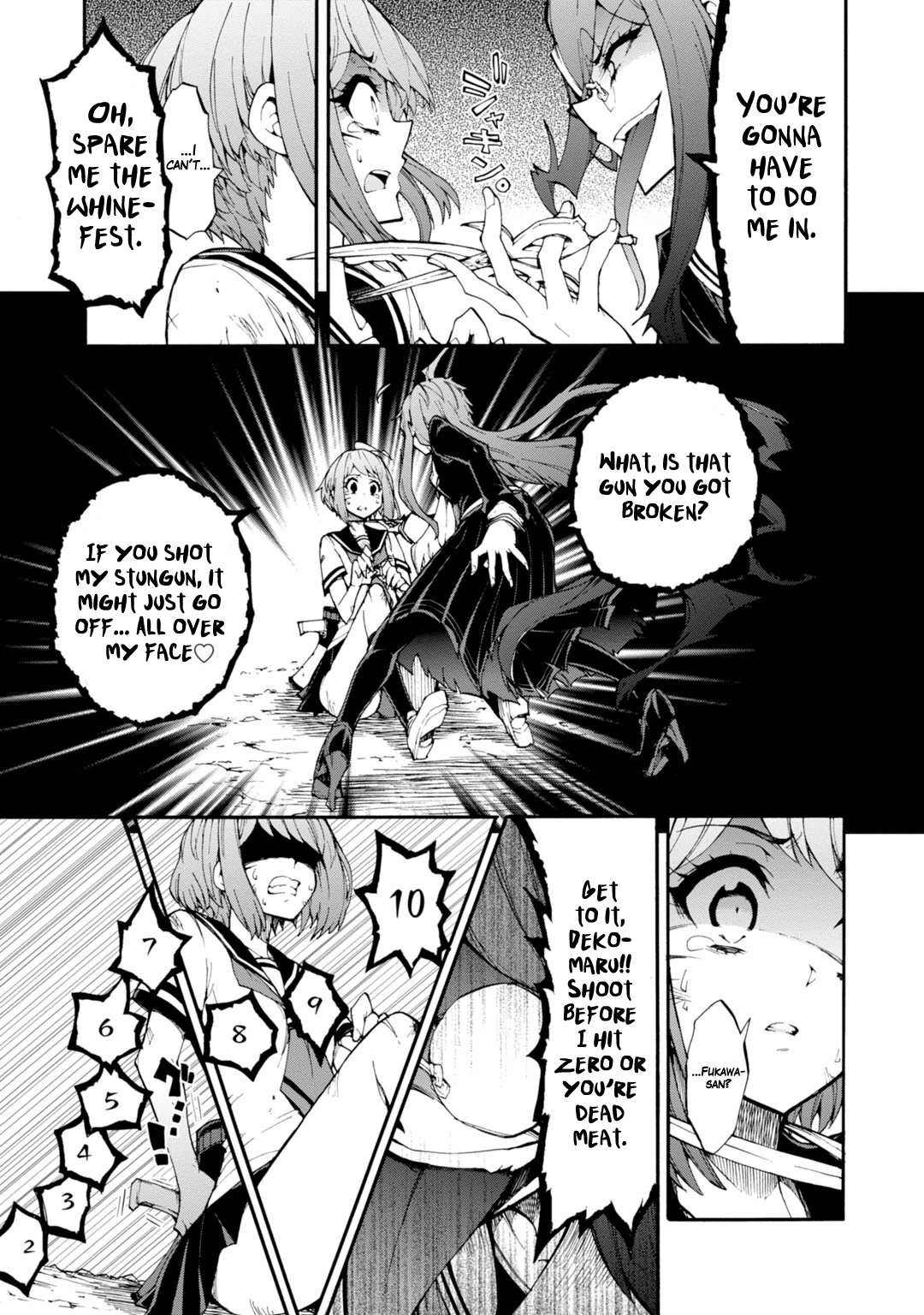 Zettai Zetsubou Shoujo - Danganronpa Another Episode - Genocider Mode - Vol.2 Chapter 8: And Then She Came