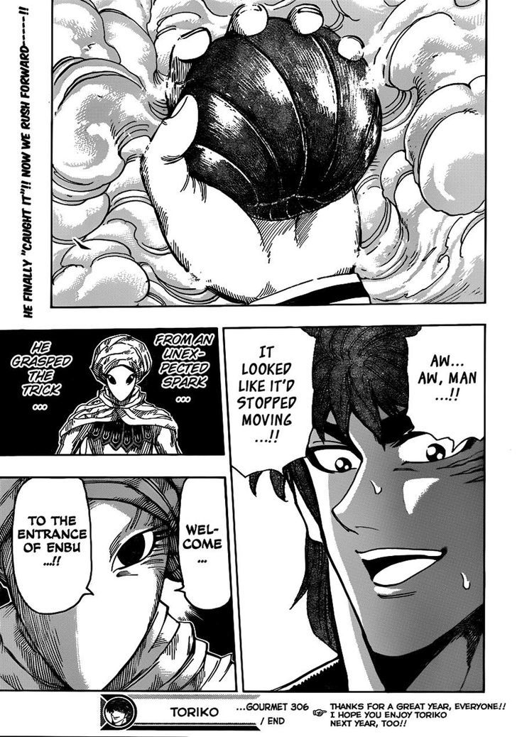 Toriko - Chapter 306 : Grab The Spark!!