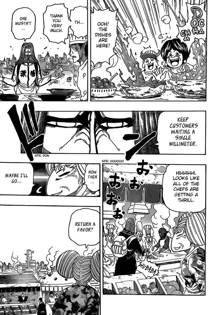 Toriko - Chapter 329 : Thrilled Chefs!!