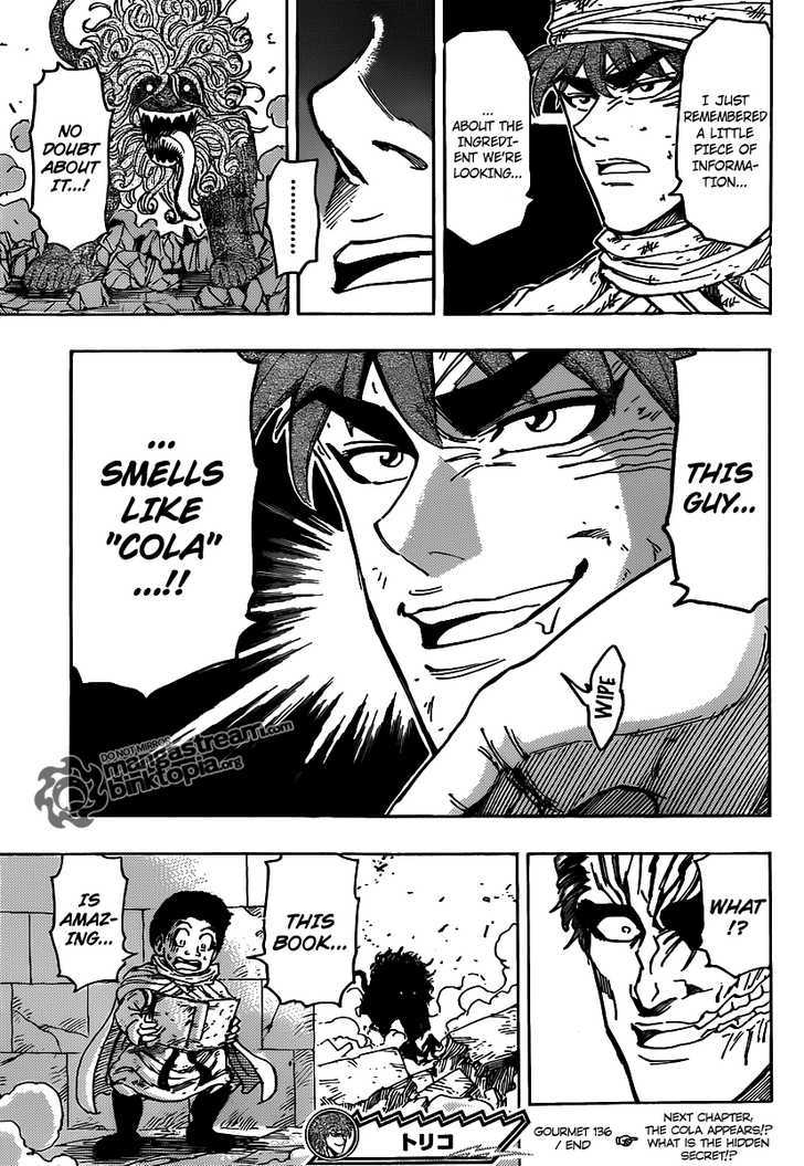 Toriko - Chapter 136 : Vs. Salamander Sphinx