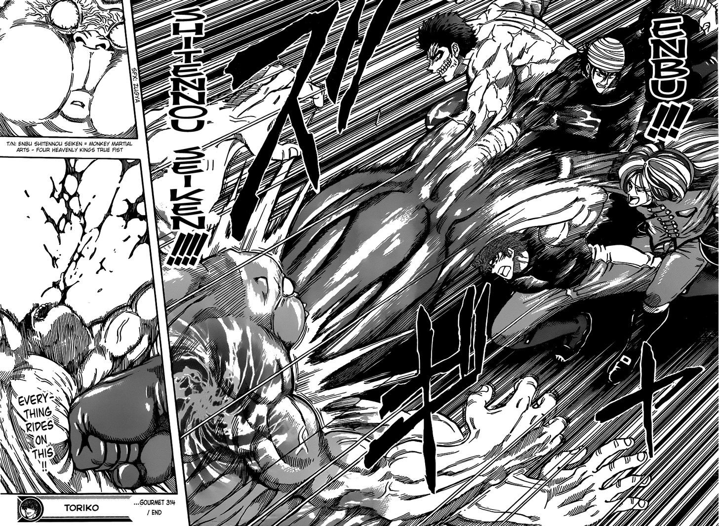 Toriko - Chapter 314 : Saru We Dance?!!