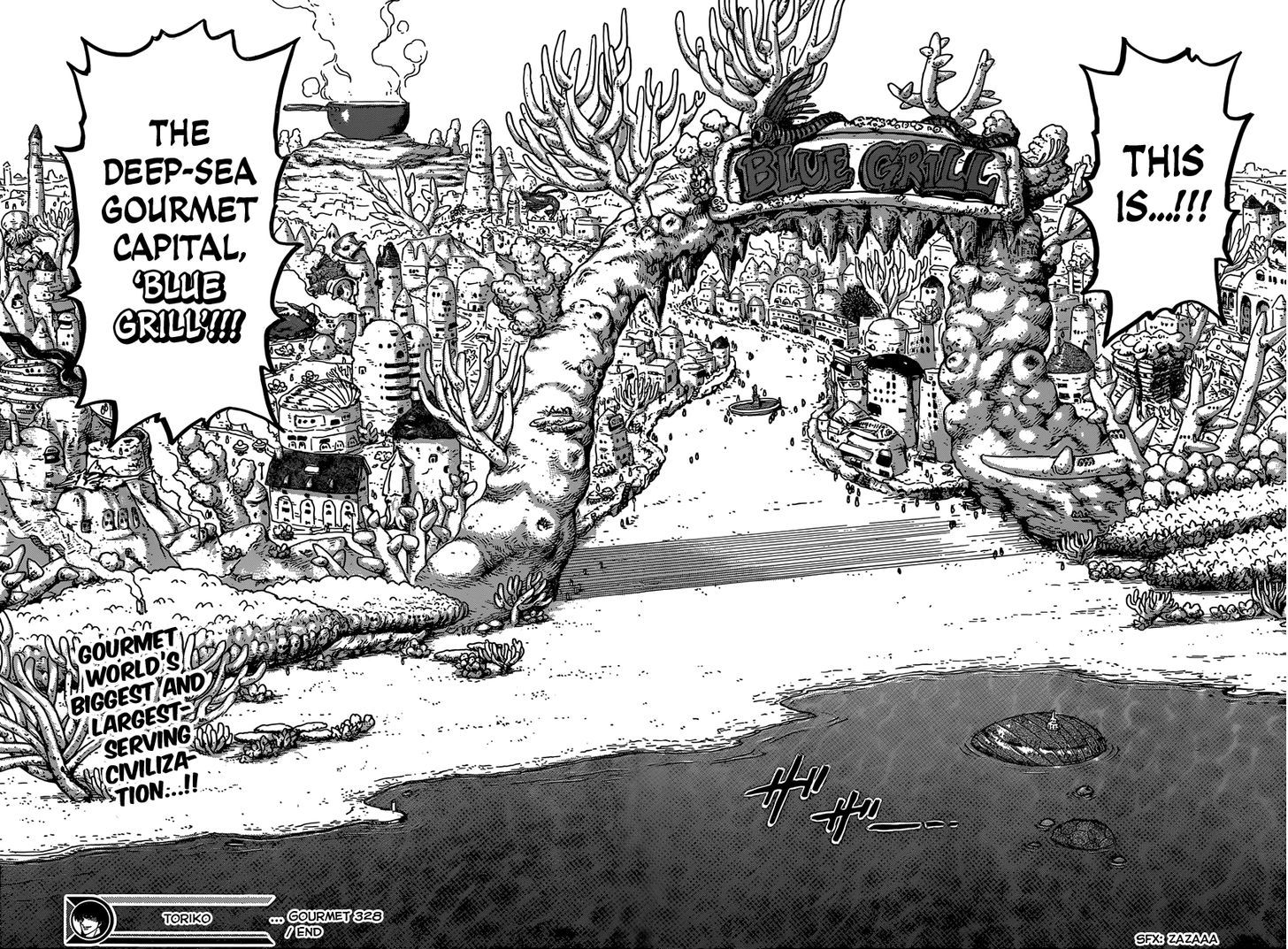 Toriko - Chapter 328 : The Roof Of The Civilization!!