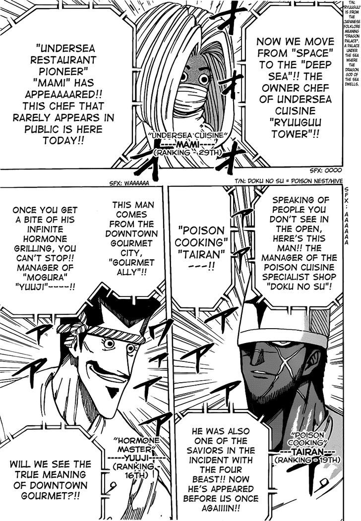 Toriko - Chapter 212 : The Contestants Appear!!