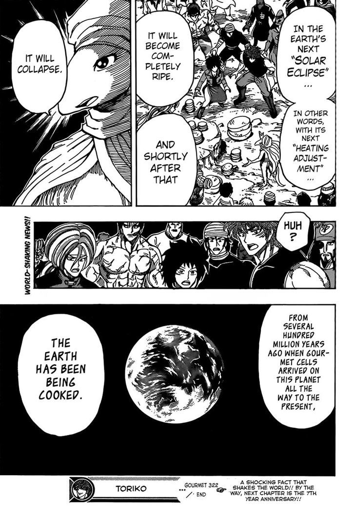 Toriko - Chapter 322 : Seismic Tremor!!