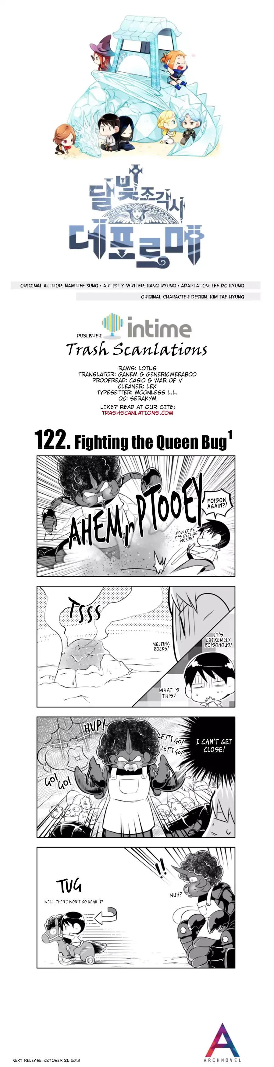 Moonlight Sculptor 4-Koma - Chapter 122: Fighting The Queen Bug (1)