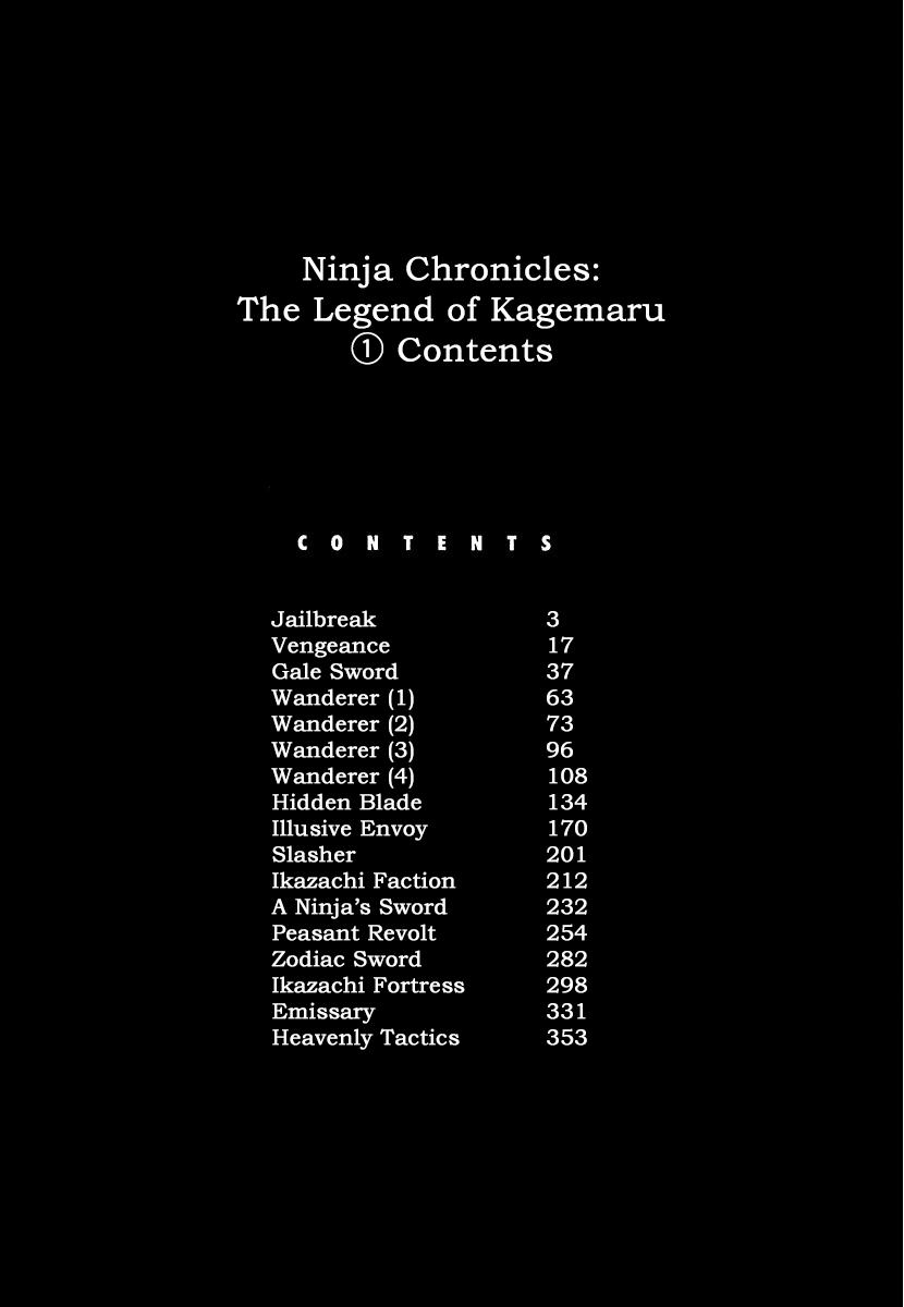 Ninja Chronicles: The Legend Of Kagemaru - Vol.1 Chapter 1: Jailbreak