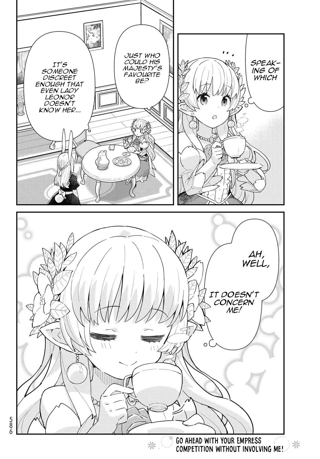 Reiketsu Ryuu Sumerahi Heika No ~ Unmei No Ban ~ Rashii Desu Ga, Koukyuu Ni Hiki Komorou To Omoimasu - Vol.1 Chapter 3.2: The Fairy Princess Attends A Dinner With The Emperor - Part Two