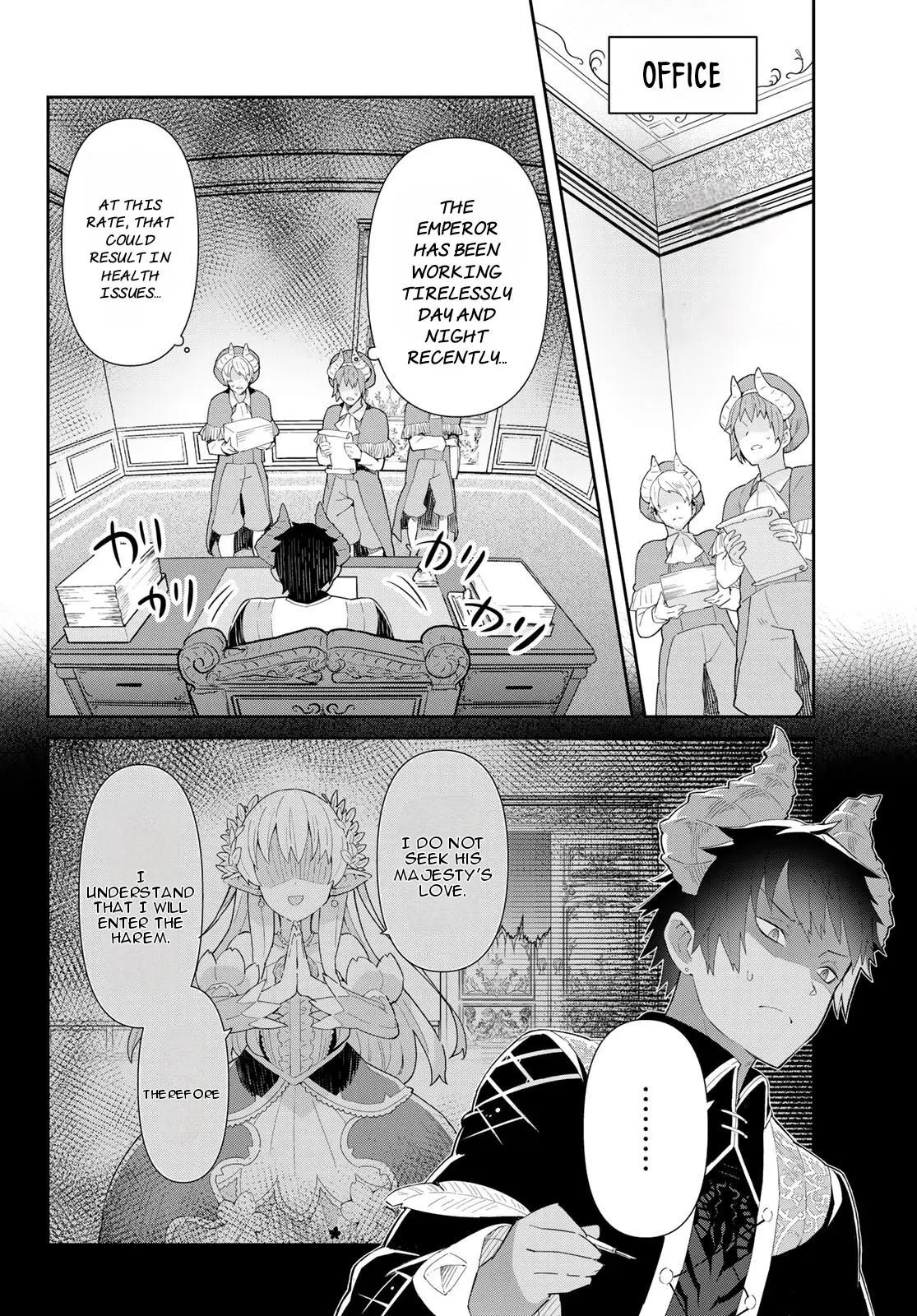 Reiketsu Ryuu Sumerahi Heika No ~ Unmei No Ban ~ Rashii Desu Ga, Koukyuu Ni Hiki Komorou To Omoimasu - Vol.1 Chapter 2.1: The Fairy Princess Begins Her Harem Life - Part 1