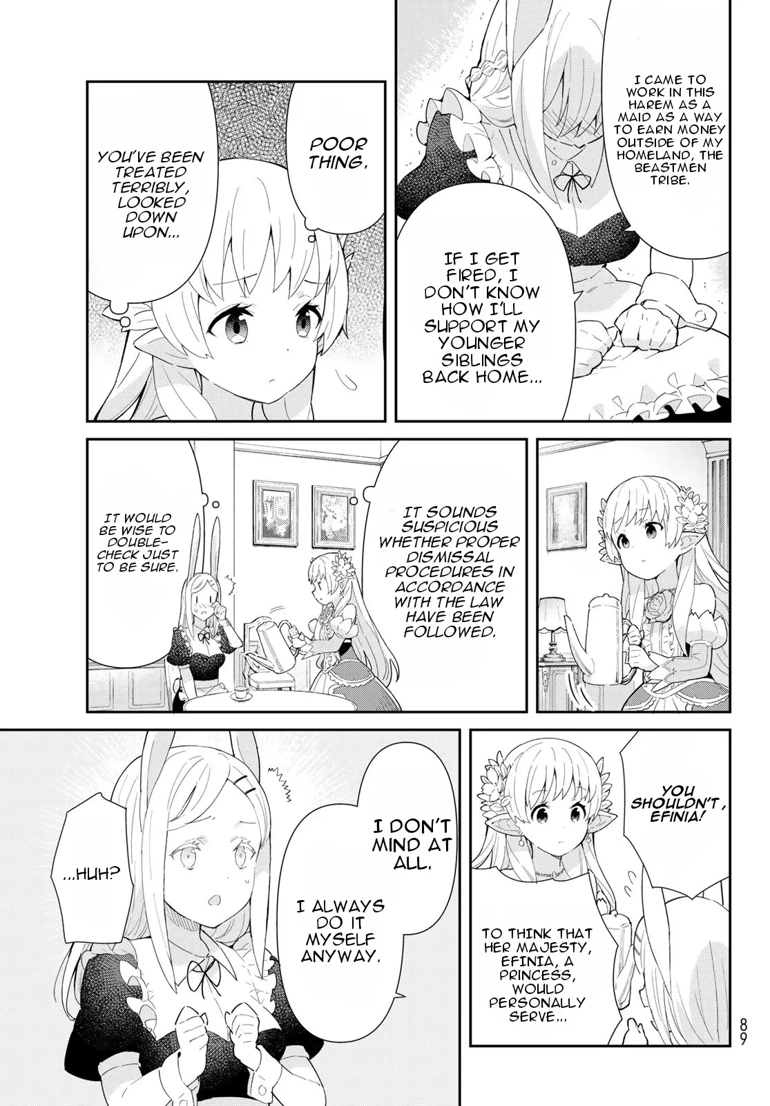 Reiketsu Ryuu Sumerahi Heika No ~ Unmei No Ban ~ Rashii Desu Ga, Koukyuu Ni Hiki Komorou To Omoimasu - Vol.1 Chapter 2.1: The Fairy Princess Begins Her Harem Life - Part 1