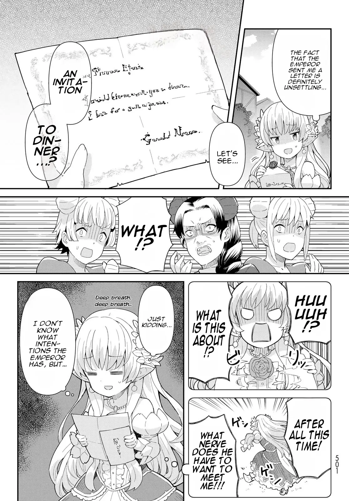 Reiketsu Ryuu Sumerahi Heika No ~ Unmei No Ban ~ Rashii Desu Ga, Koukyuu Ni Hiki Komorou To Omoimasu - Vol.1 Chapter 3.1: The Fairy Princess Attends A Dinner With The Emperor - Part 1