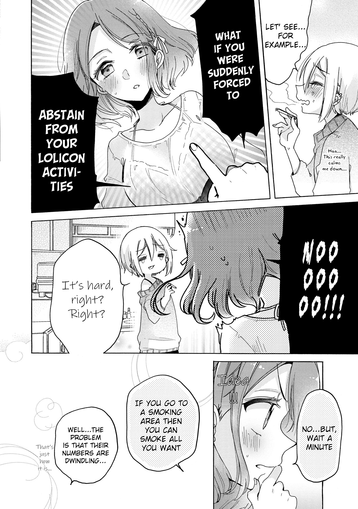 Onee-San Wa Joshi Shougakusei Ni Kyoumi Ga Arimasu. - Vol.5 Chapter 31.1: Extra 1 Loitering Smoke Area