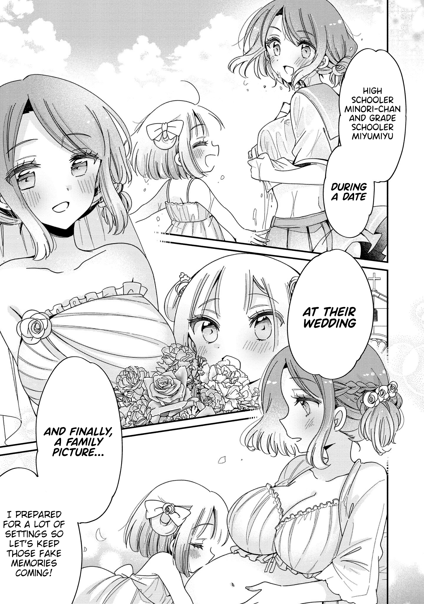 Onee-San Wa Joshi Shougakusei Ni Kyoumi Ga Arimasu. - Vol.10 Chapter 53: Illusory Wedding Memory