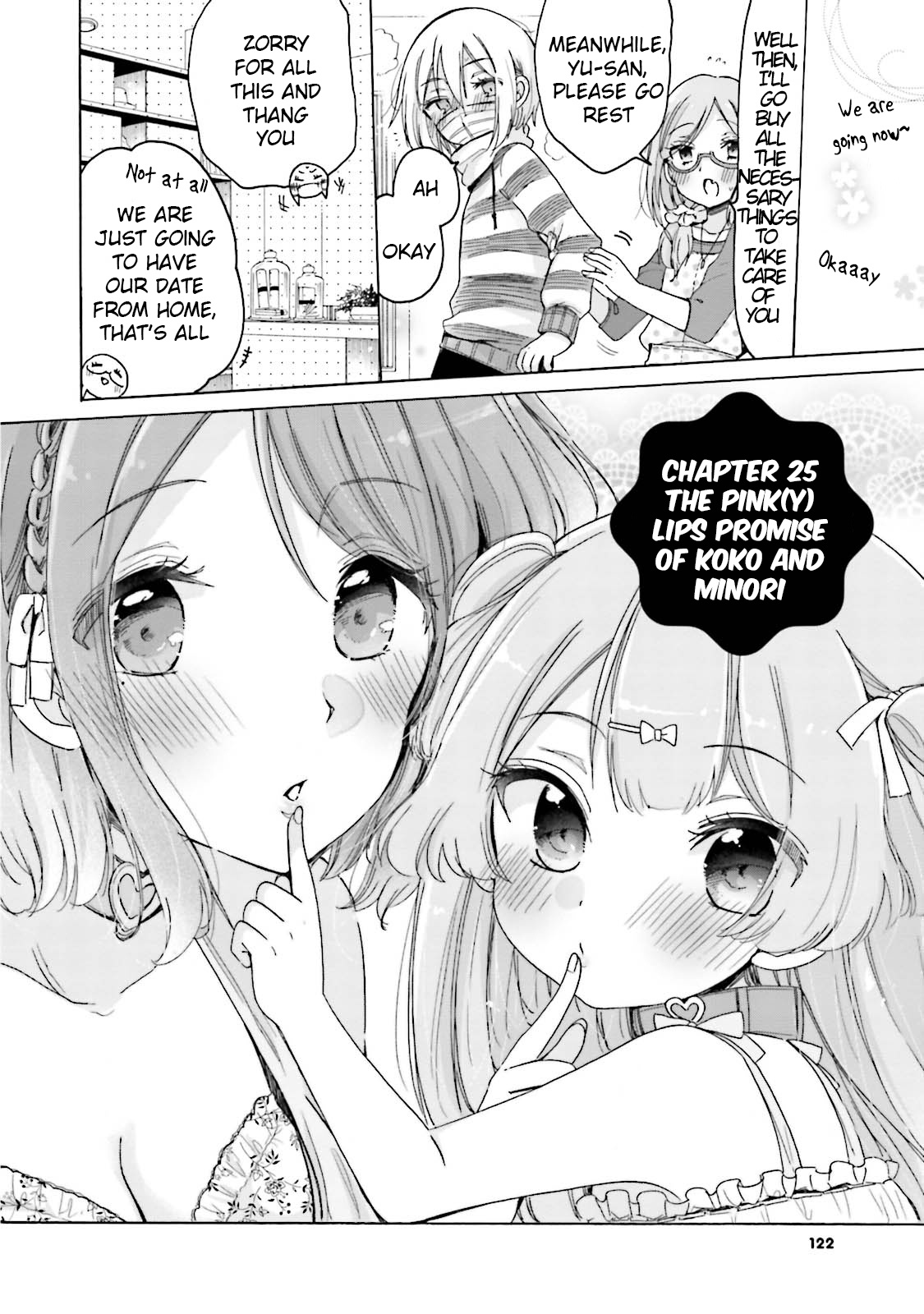 Onee-San Wa Joshi Shougakusei Ni Kyoumi Ga Arimasu. - Vol.4 Chapter 25: The Pink(Y) Lips Promise Of Koko And Minori