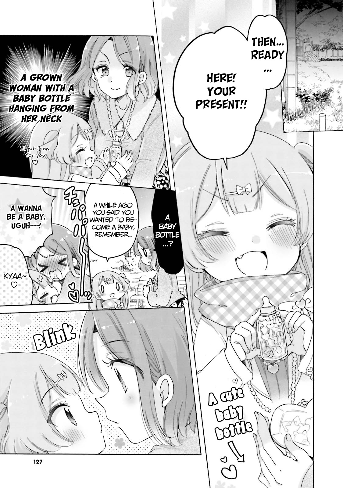 Onee-San Wa Joshi Shougakusei Ni Kyoumi Ga Arimasu. - Vol.4 Chapter 25: The Pink(Y) Lips Promise Of Koko And Minori