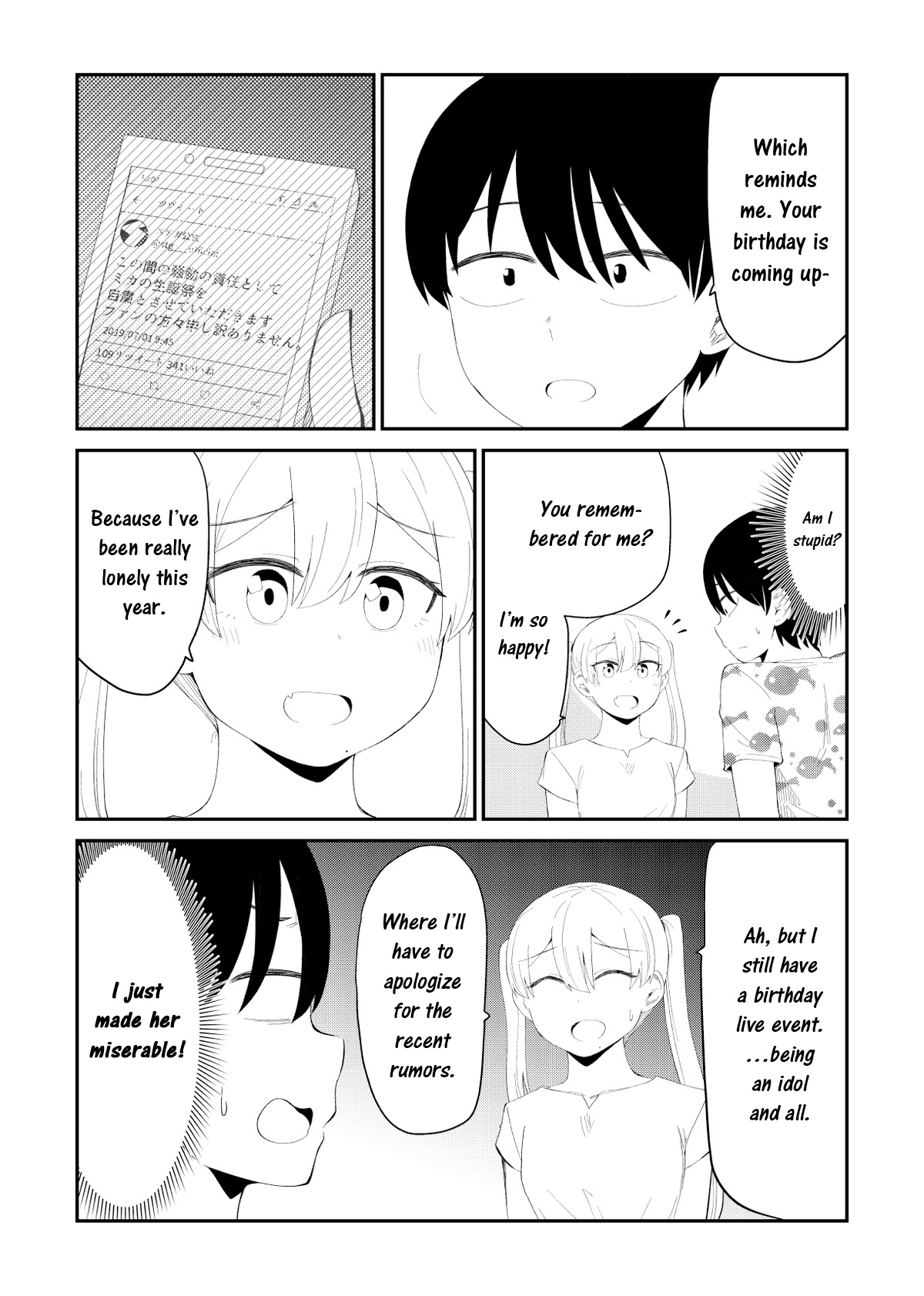 Idol To Otaku No Risou No Kankei - Vol.11 Chapter 61