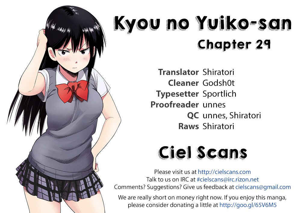 Kyou No Yuiko-San - Vol.2 Chapter 29 : I'll Take The Lead!