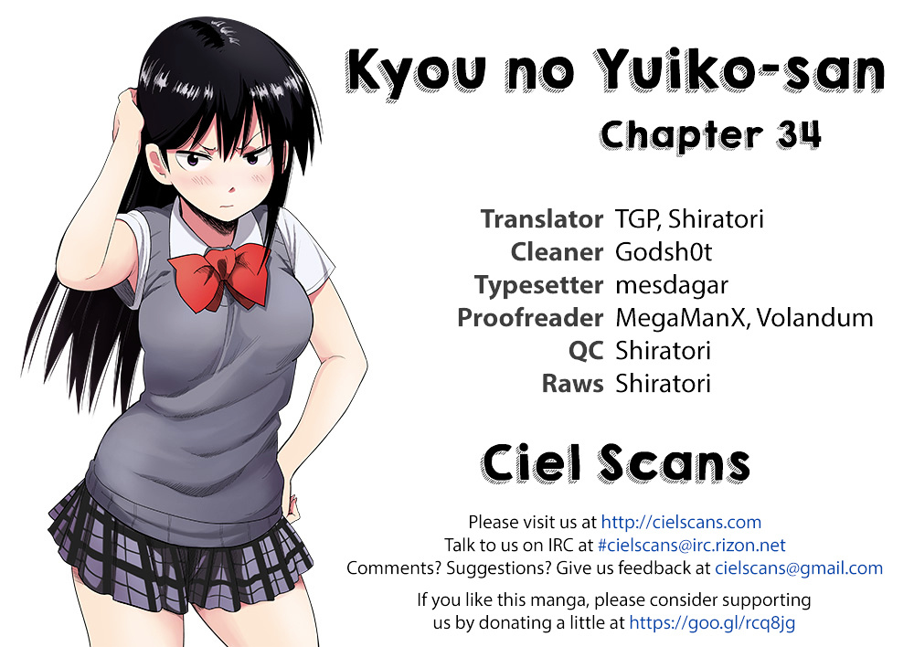 Kyou No Yuiko-San - Vol.4 Chapter 34 : Carelessness Is Forbidden!!