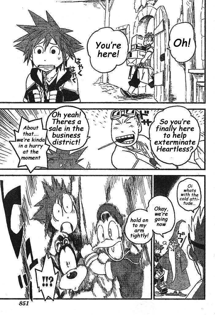 Kingdom Hearts Ii - Vol.4 Chapter 28 : The Castle Crisis And The Mysterious Door