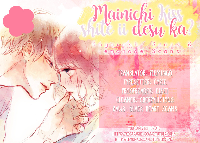 Mainichi Kiss Shite Ii Desu Ka? - Chapter 10: Kiss Like A Newly Married Couple