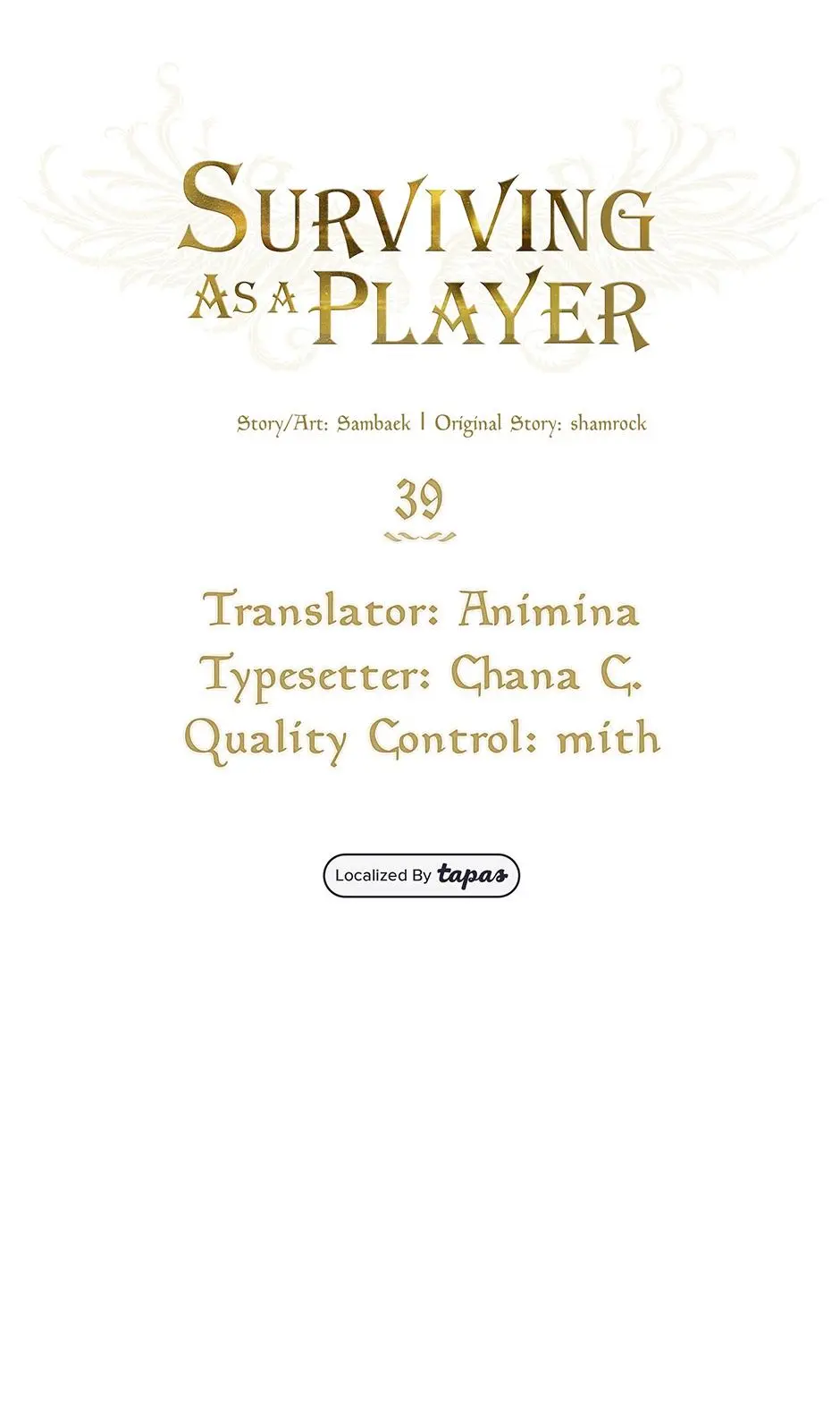 How To Survive As A Player - Chapter 39