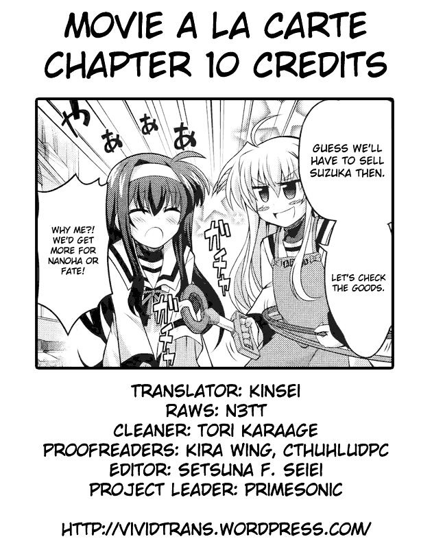 Mahou Shoujo Lyrical Nanoha: The Movie Comic A La Carte - Vol.1 Chapter 1 : Ghost Panic