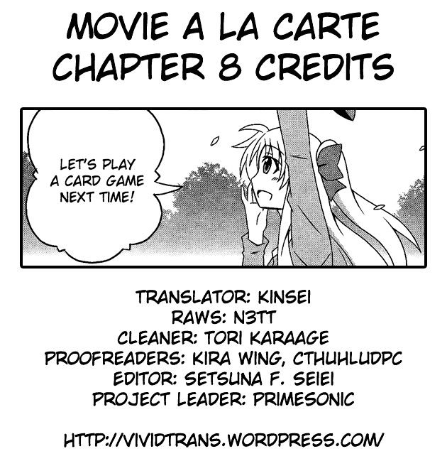 Mahou Shoujo Lyrical Nanoha: The Movie Comic A La Carte - Vol.1 Chapter 8 : For Instance, That Dream World