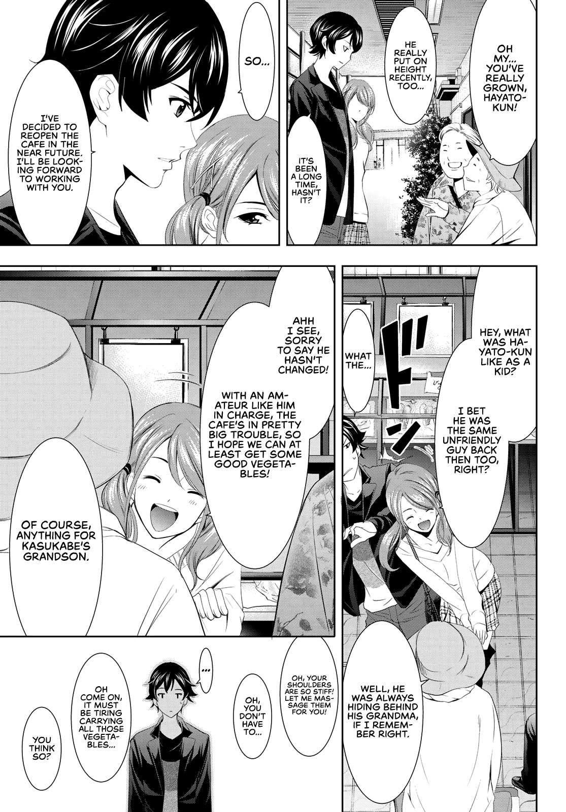 Goddess Café Terrace - Chapter 4: Courtesy Call