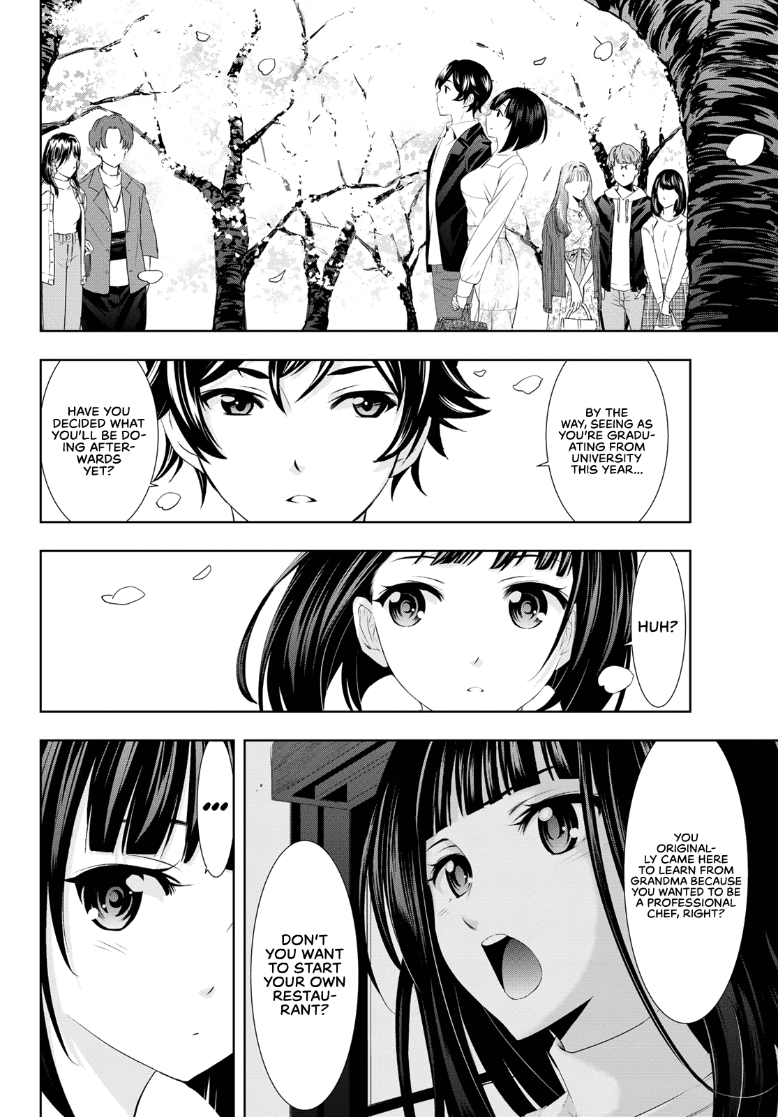 Goddess Café Terrace - Chapter 103: To Shiragiku’s Family Home!