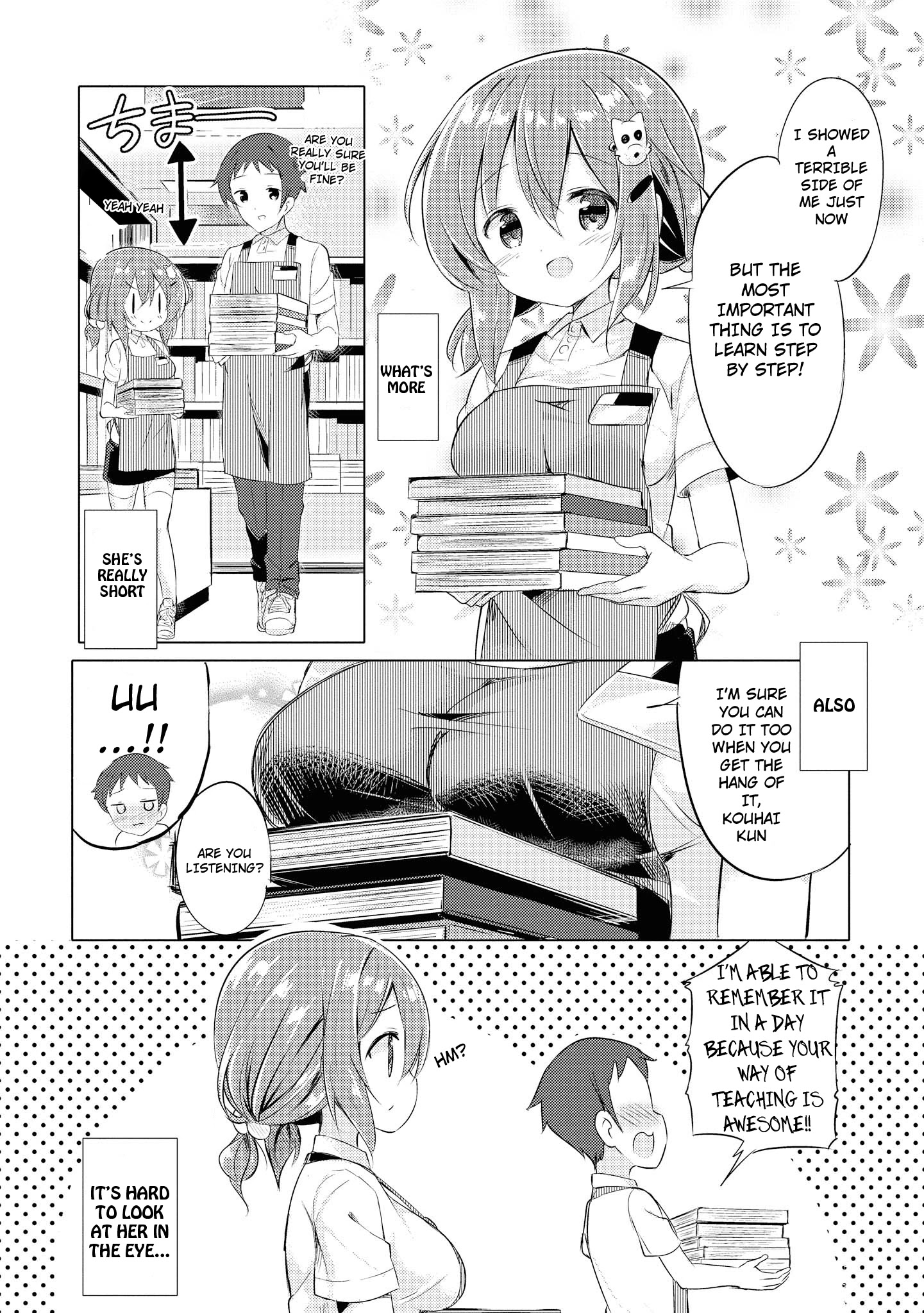 Do You Like Fluffy Boobs? Busty Girl Anthology Comic - Chapter 17: Extremely Cute Senpai At My Part Time Job By Kurou