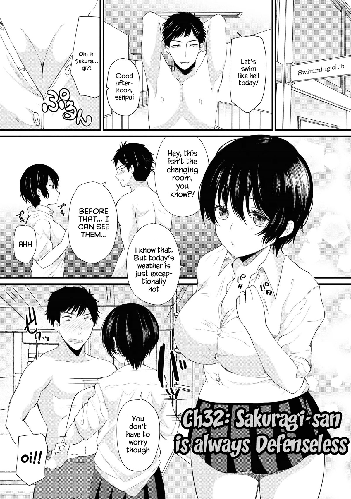 Do You Like Fluffy Boobs? Busty Girl Anthology Comic - Chapter 32: Sakuragi-San Is Always Defenseless