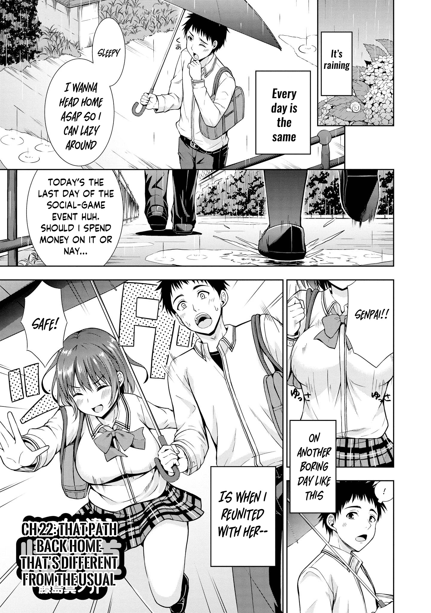 Do You Like Fluffy Boobs? Busty Girl Anthology Comic - Chapter 22: The Path Back Home That's Different From The Usual By Fujishima Shinnosuke