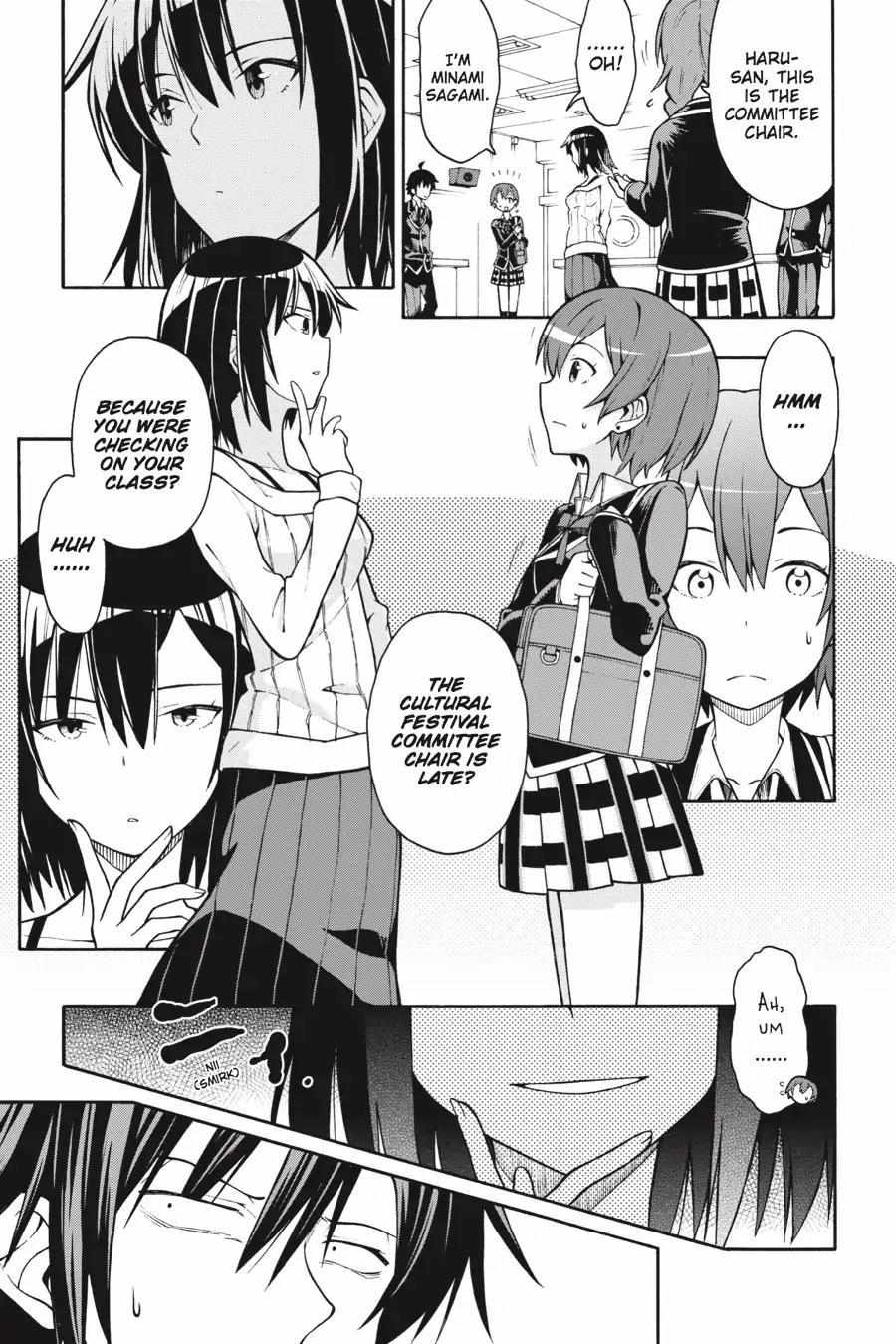 Yahari Ore No Seishun Love Come Wa Machigatteiru @Comic - Chapter 38