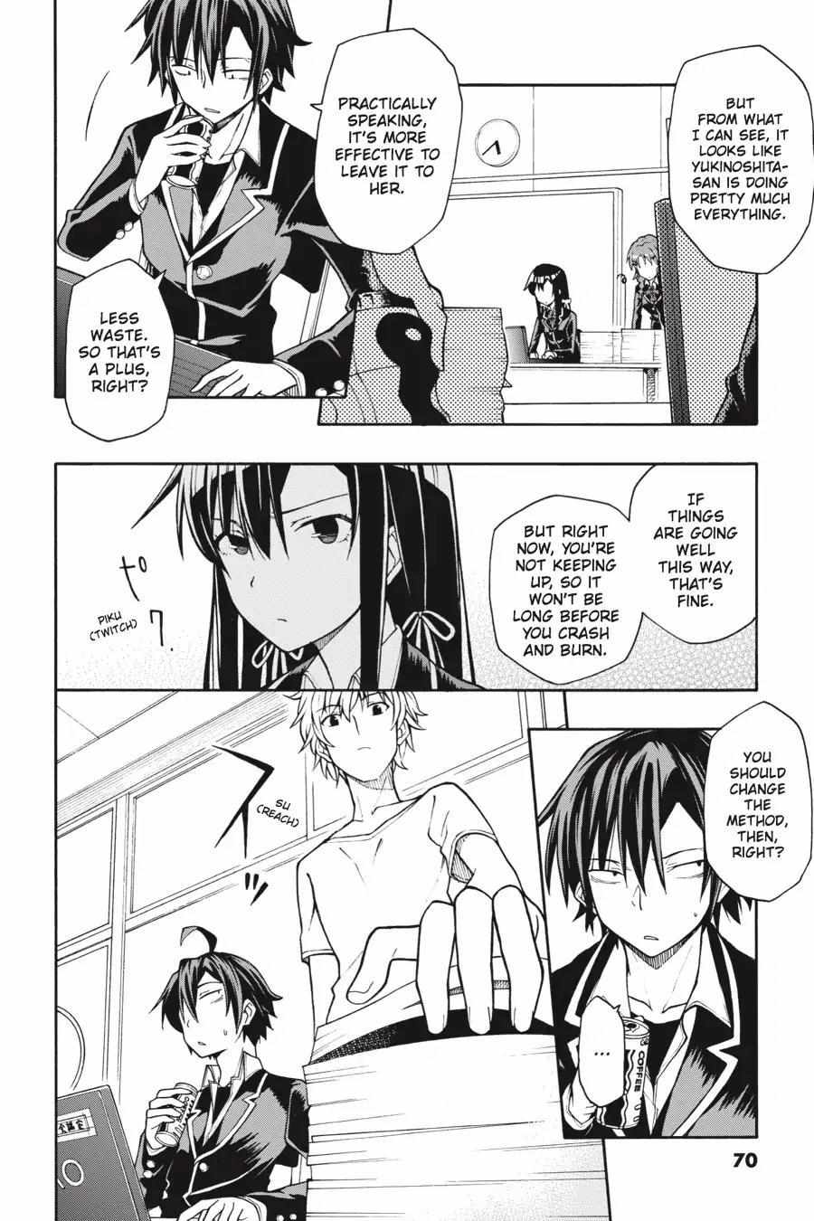 Yahari Ore No Seishun Love Come Wa Machigatteiru @Comic - Chapter 38