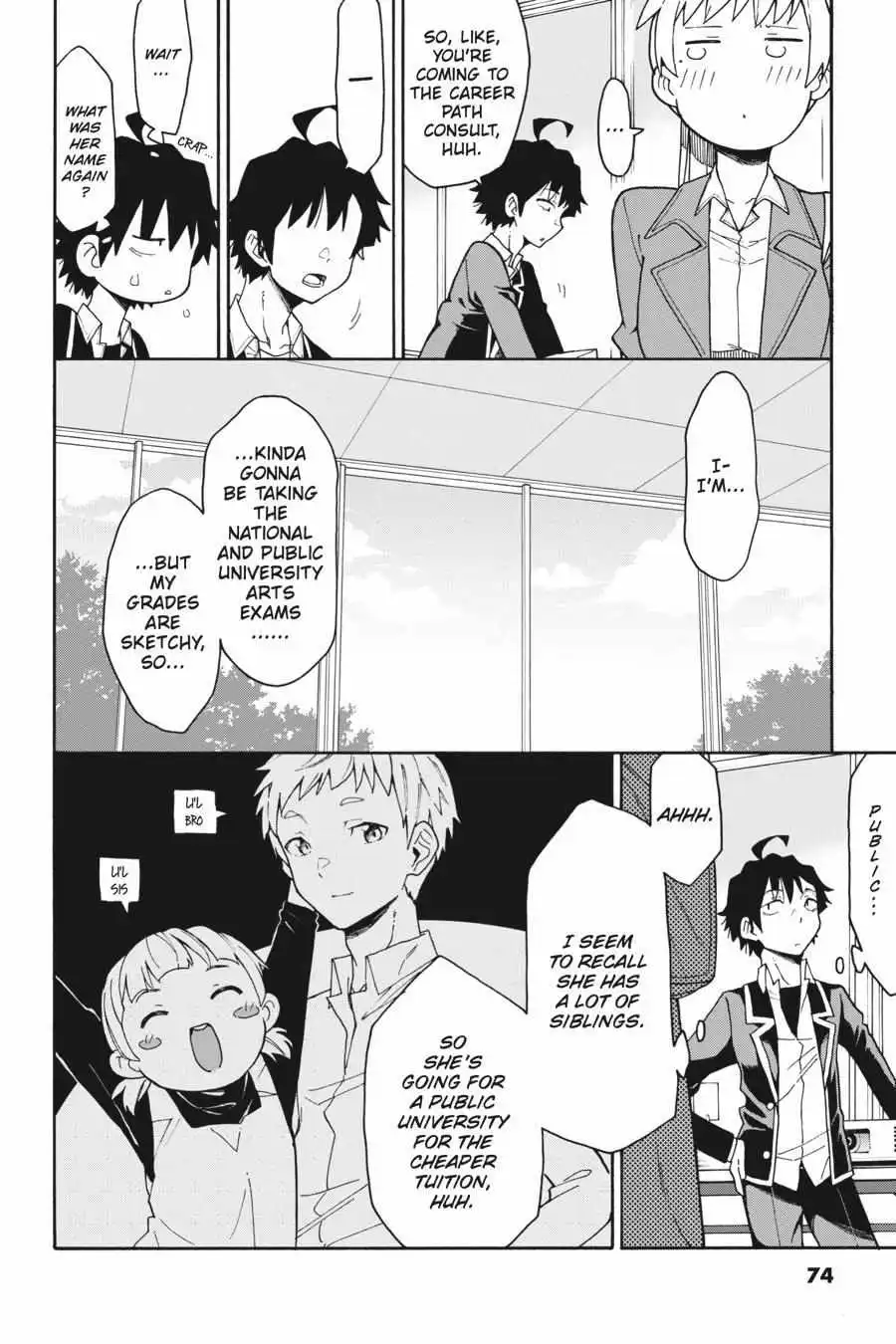 Yahari Ore No Seishun Love Come Wa Machigatteiru @Comic - Chapter 78