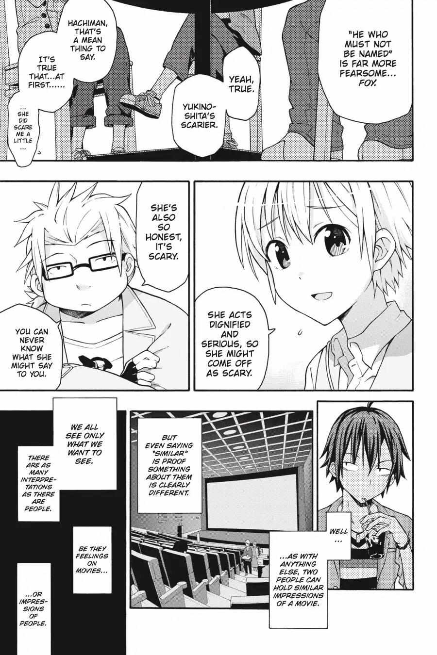 Yahari Ore No Seishun Love Come Wa Machigatteiru @Comic - Chapter 31