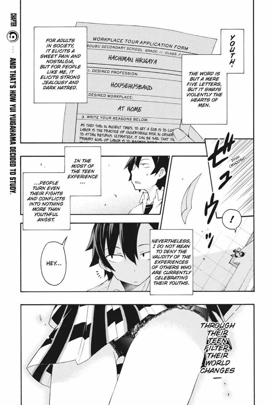 Yahari Ore No Seishun Love Come Wa Machigatteiru @Comic - Chapter 9