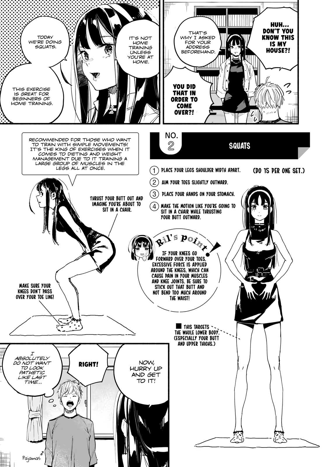 Takutore! - Chapter 2: Two Ways To Squat And The Side Lunge