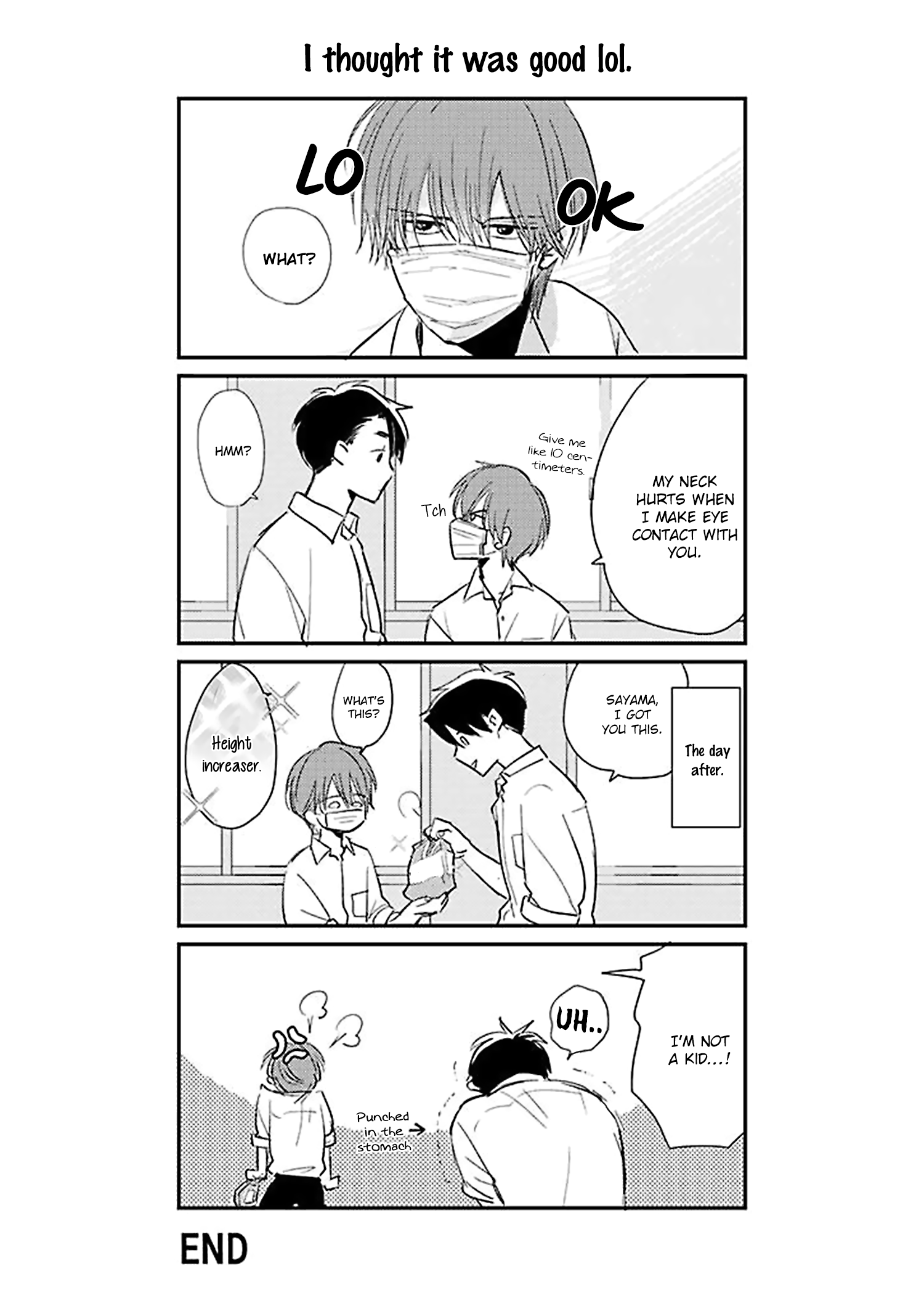 Mask Danshi Wa Koishitakunai No Ni - Chapter 11.3: I Thought It Was Good (Lol)