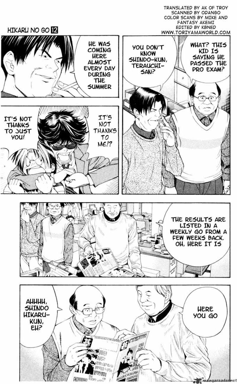 Hikaru No Go - Chapter 98 : The Beginner Dan Series