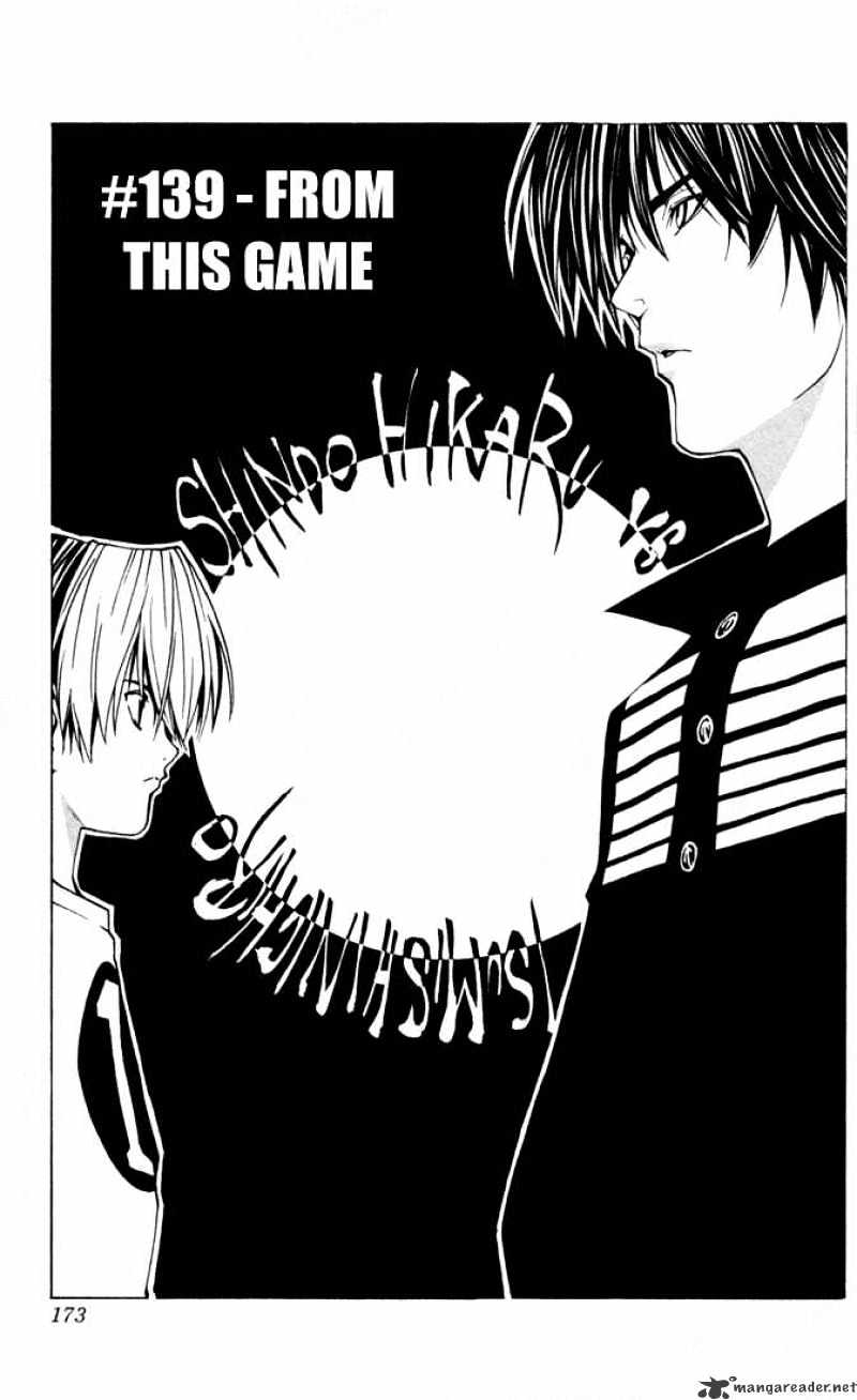 Hikaru No Go - Chapter 139 : From This Game